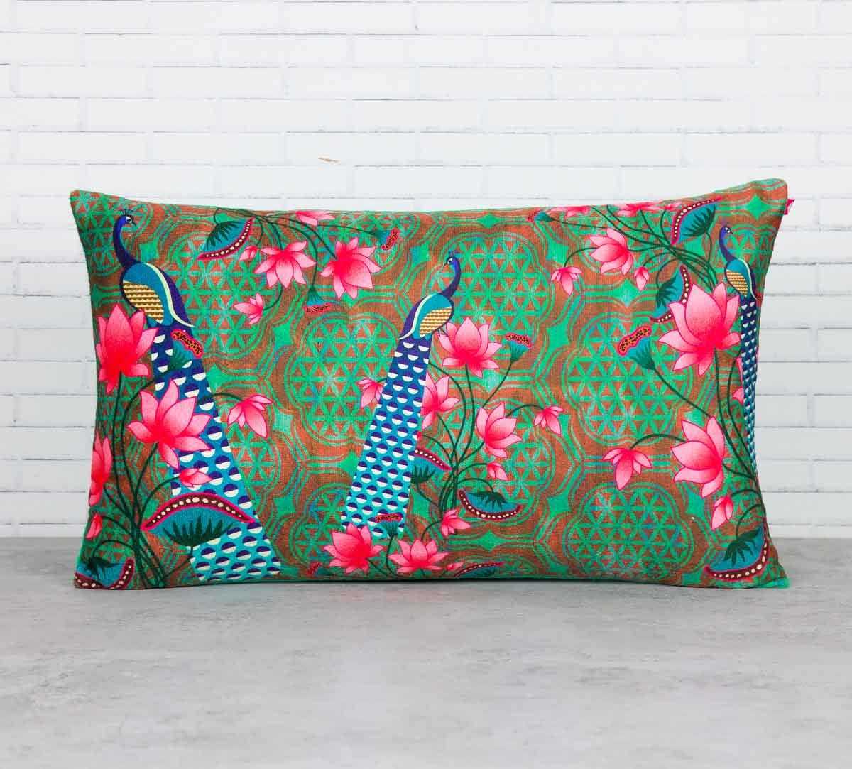 Realm of Pride 20" x 12" Blended Velvet Cushion Cover
