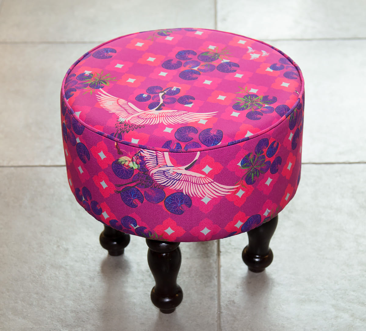 Red Paradise Ottoman