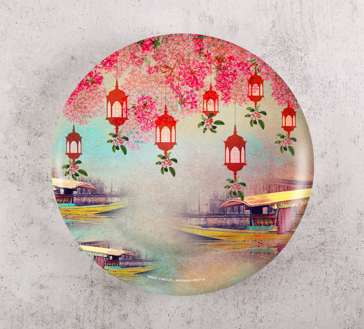 Scarlet Shadow Decor Plate