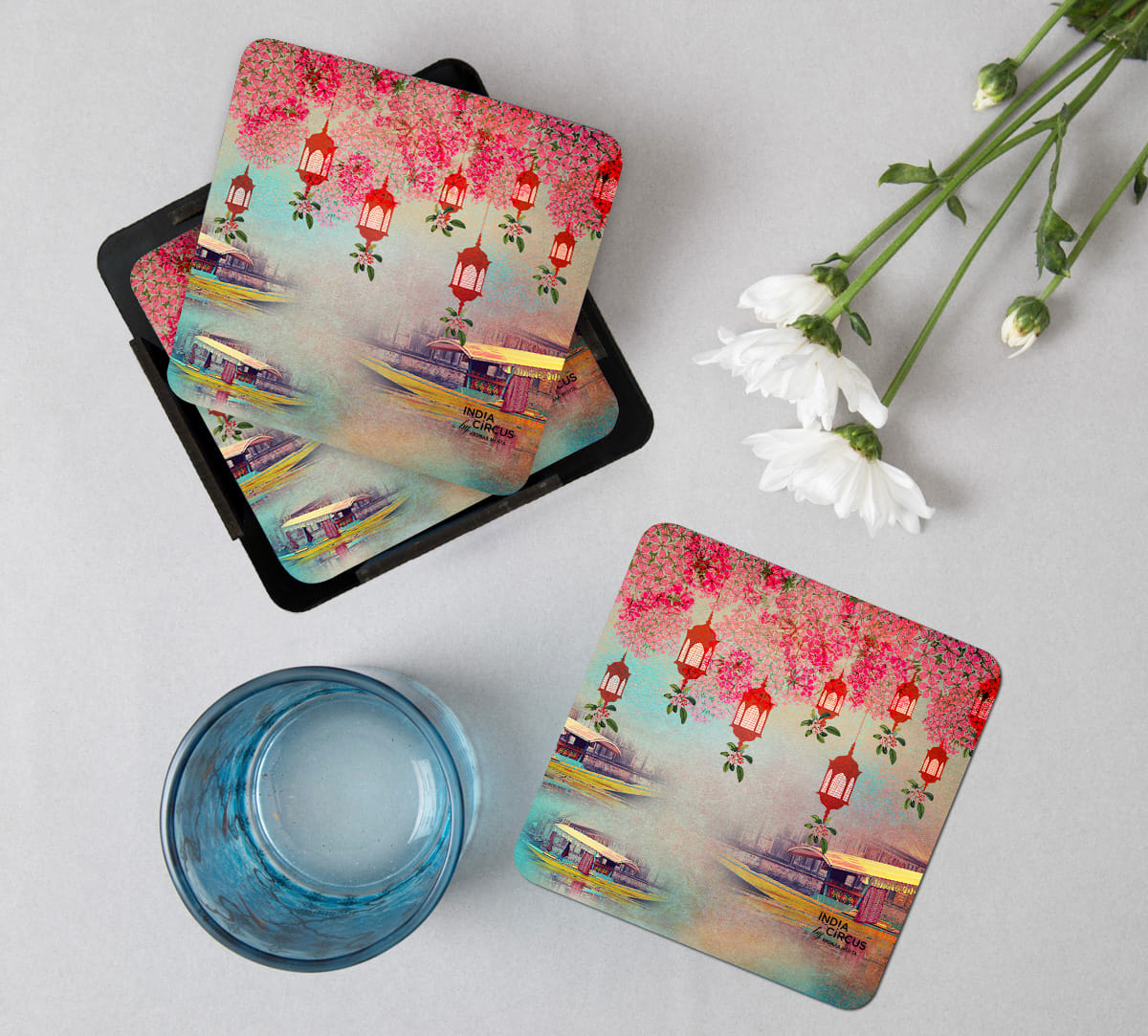 Scarlet Shadow PVC Table Coaster (Set of 6)