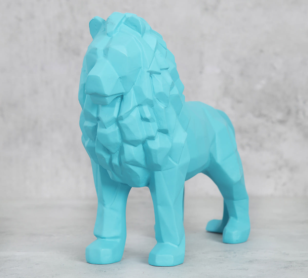 Sky Blue King of Beasts Figurine