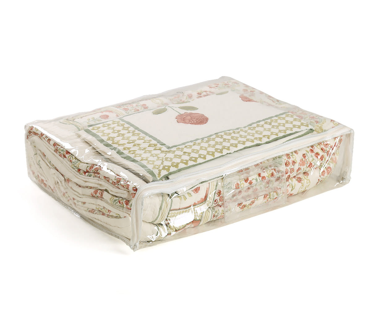 Spring Bloom Quilted Bed Cover Set