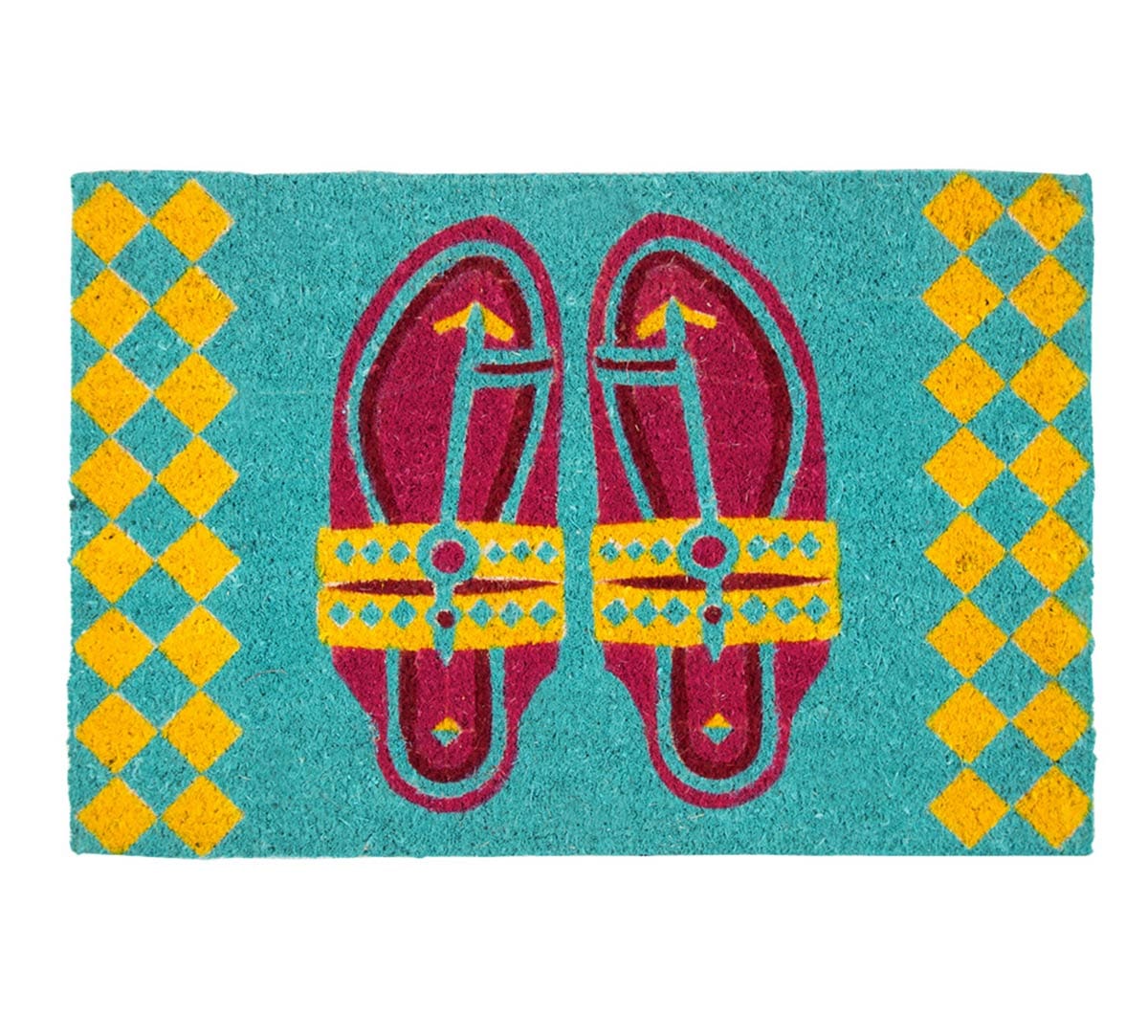 Step in Style Teal Doormat