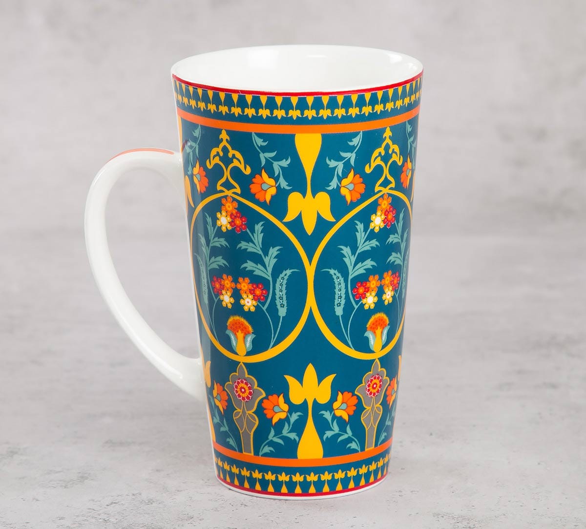 Swirling Safari Conical Mug (Set of 2)