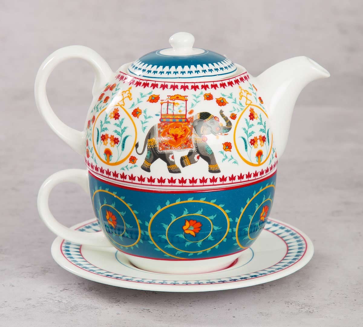Swirling Safari Tea for One
