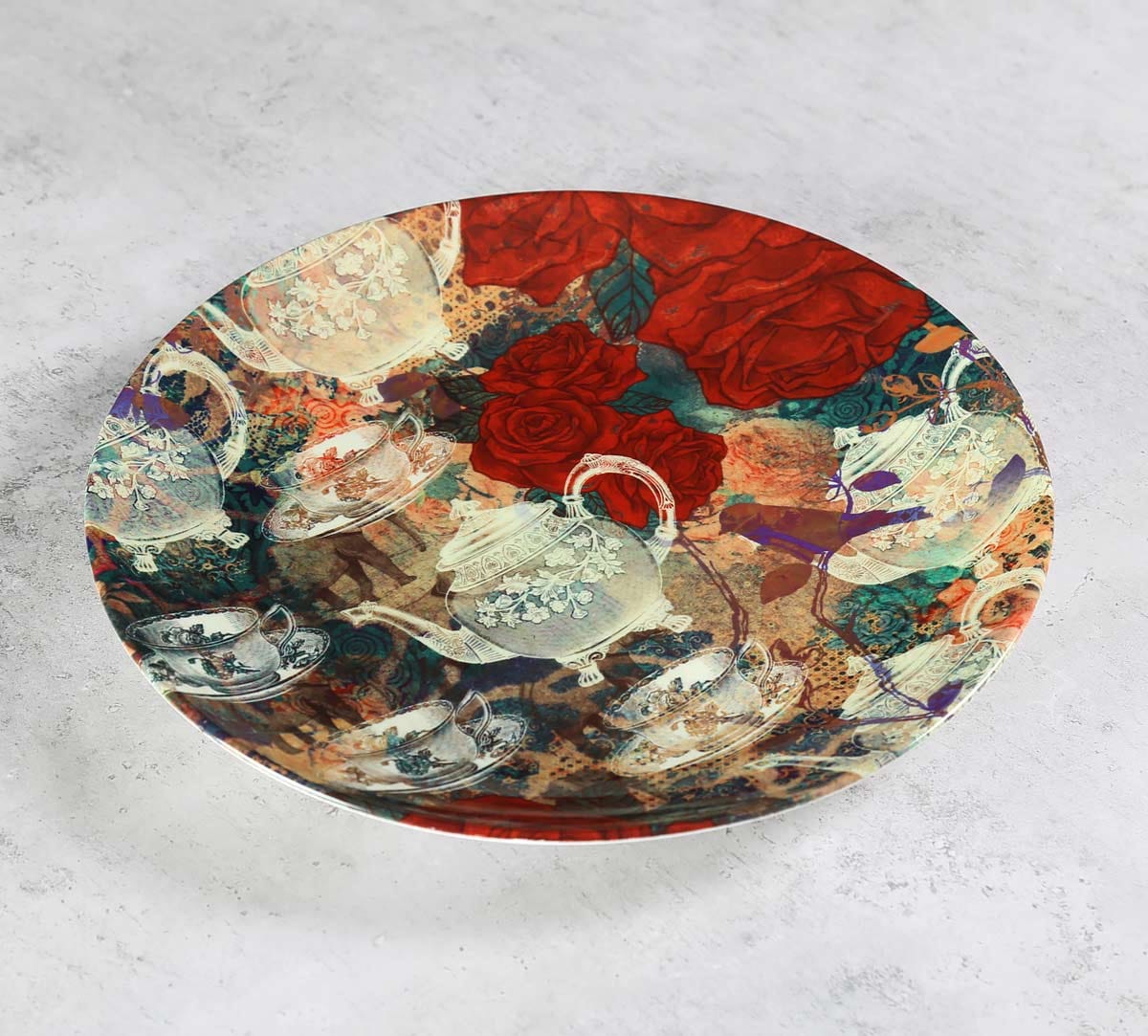 Teapot Jungle Decor Plate