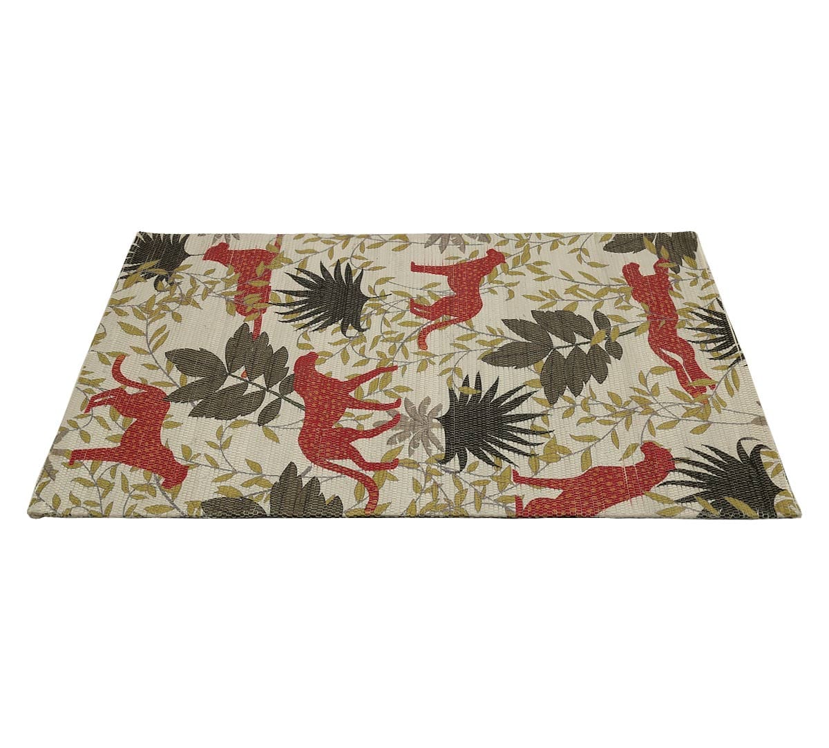 The Cheetah Print Flat Woven Rug