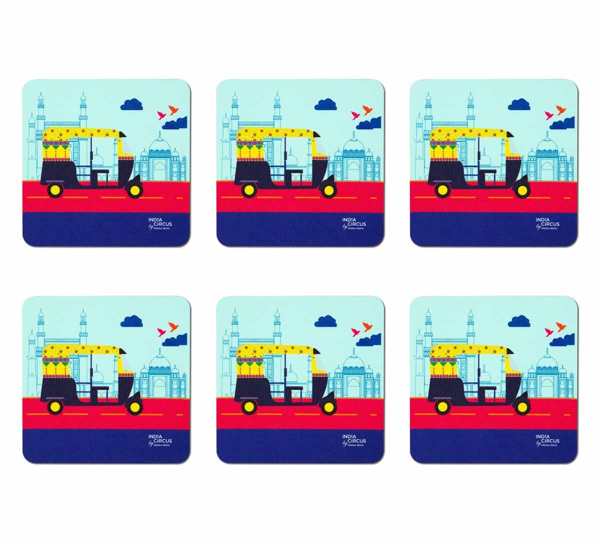 The Indian Cavalier Table Coaster Set of 6