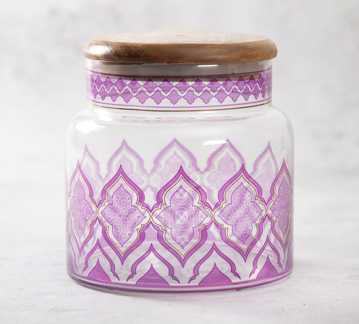 The Morning Glory Glass Jar
