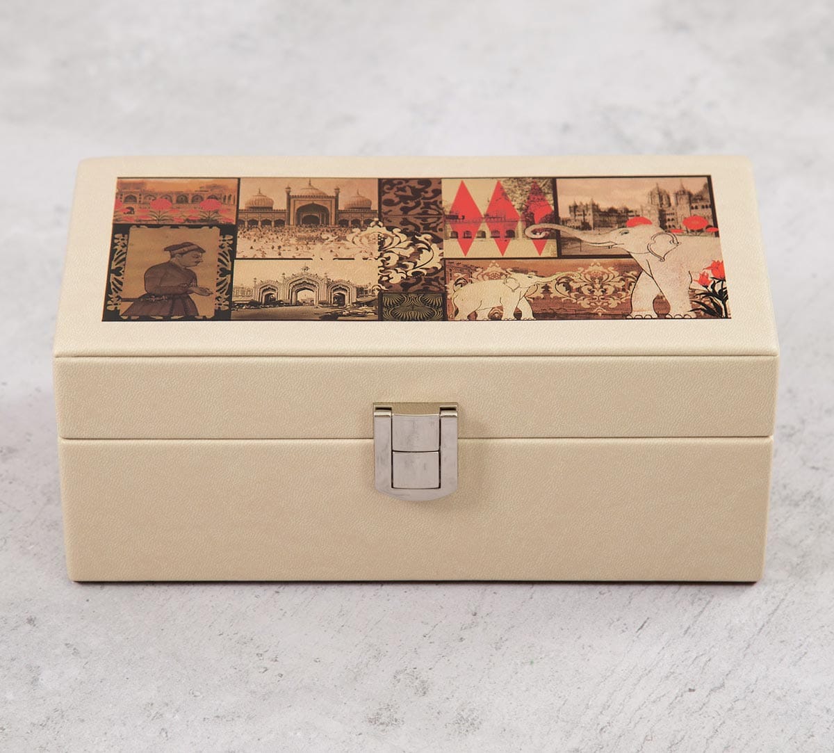 The Mughal Era Leather Watch Box