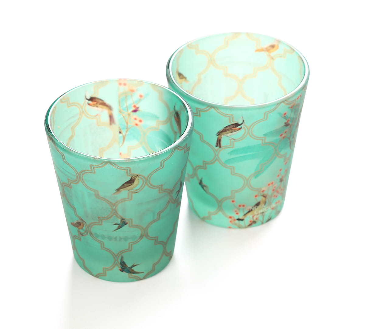 The World From My Window Frosted Shot Glasses (Set of 2)