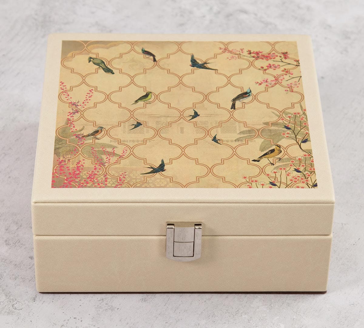 The World from my Window Leather Jewellery Box