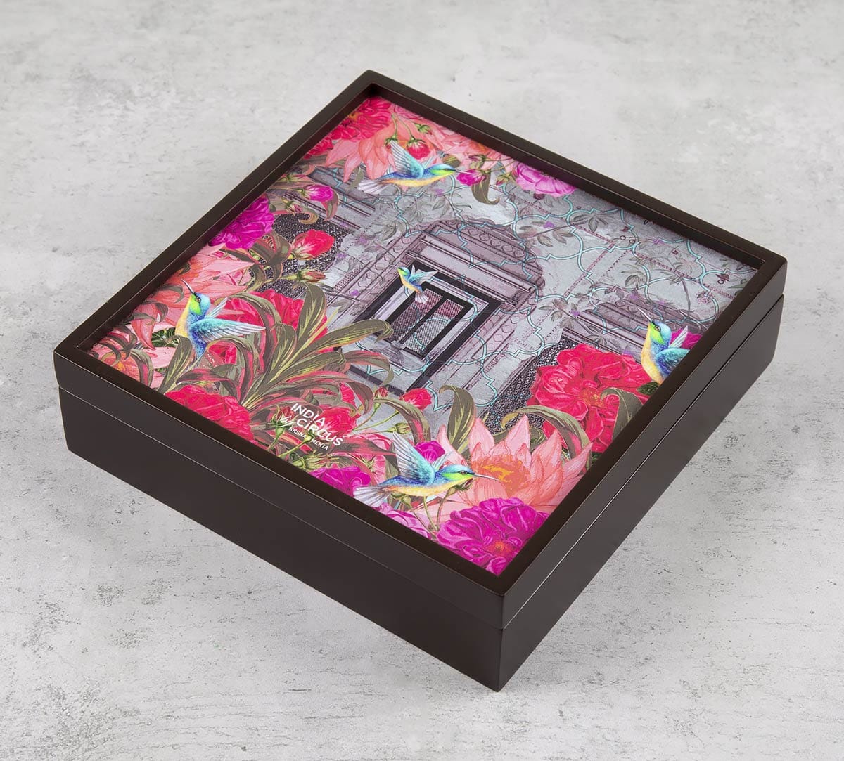 Trapped Bluebird Small Storage Box
