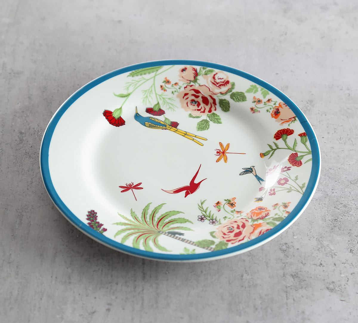 Tropical Island Living Quarter Plate