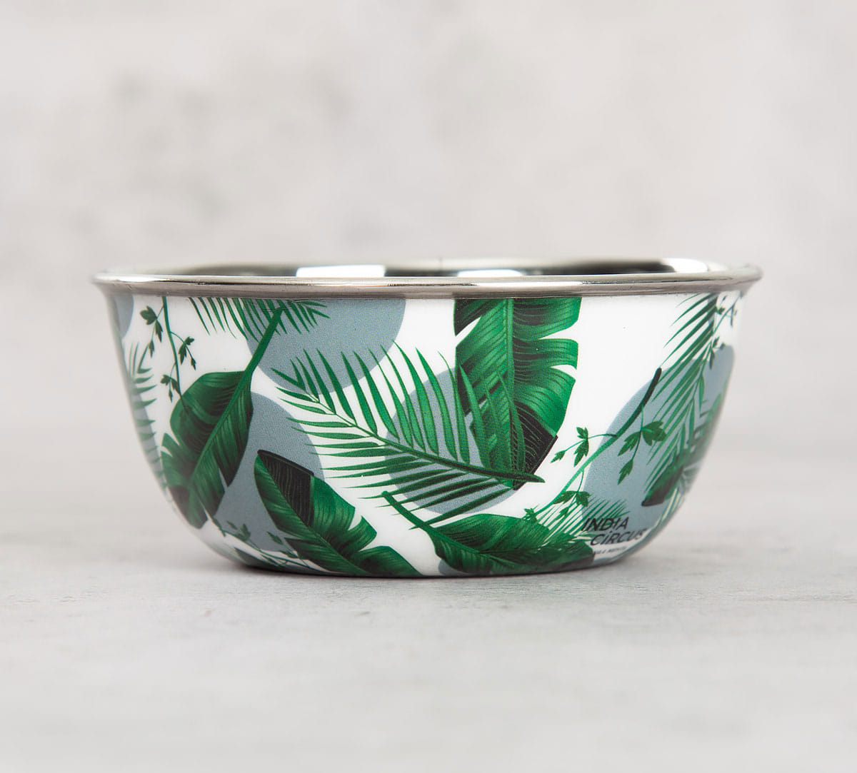 Tropical Leaves Steel Katori