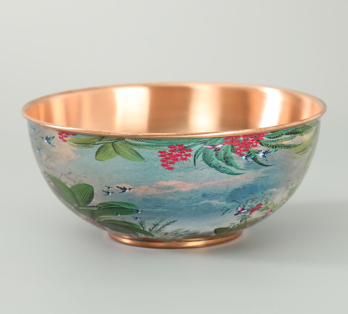 Tropical View Copper Bowl
