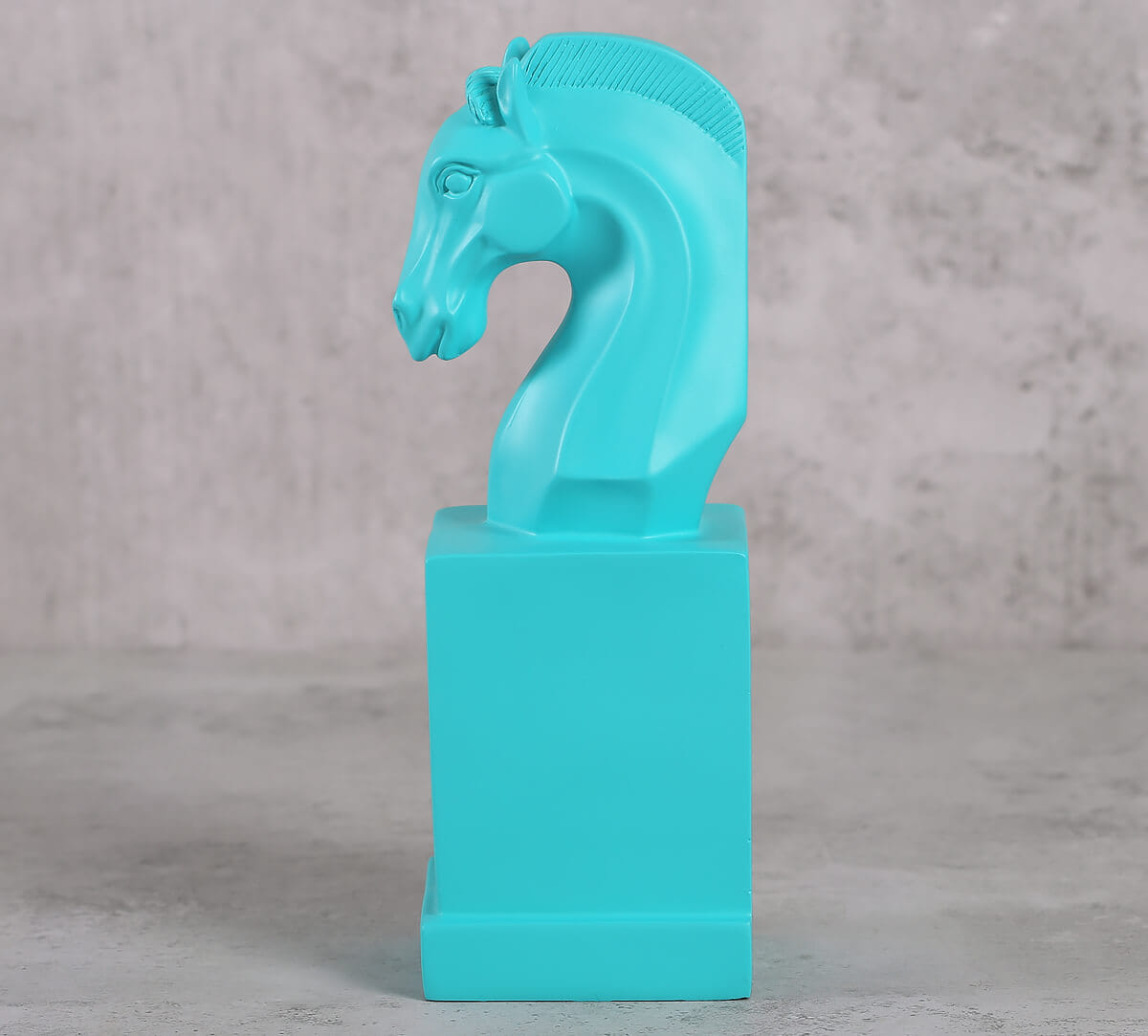Turquoise Horse Head Figurine