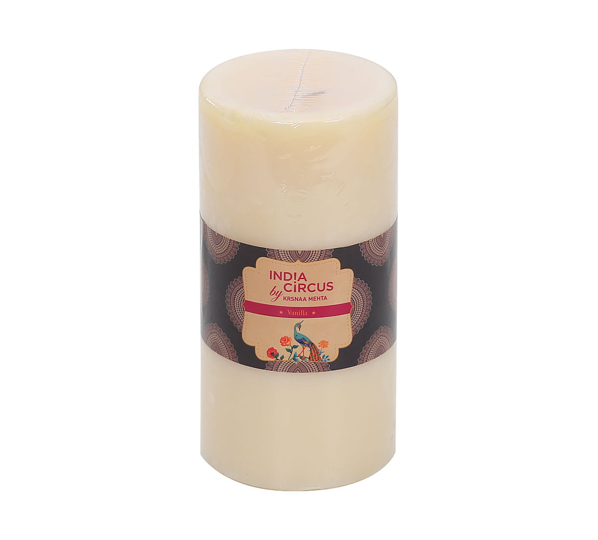 Vanilla Bean Scented Pillar Candle