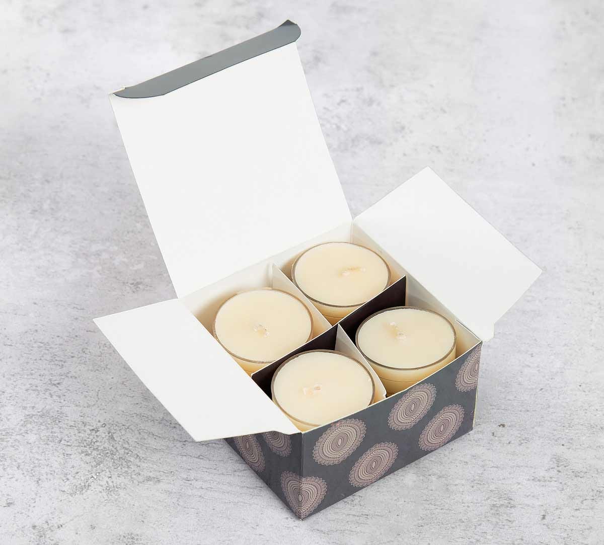 Vanilla Bean Scented Tea Light candles (Set of 12)