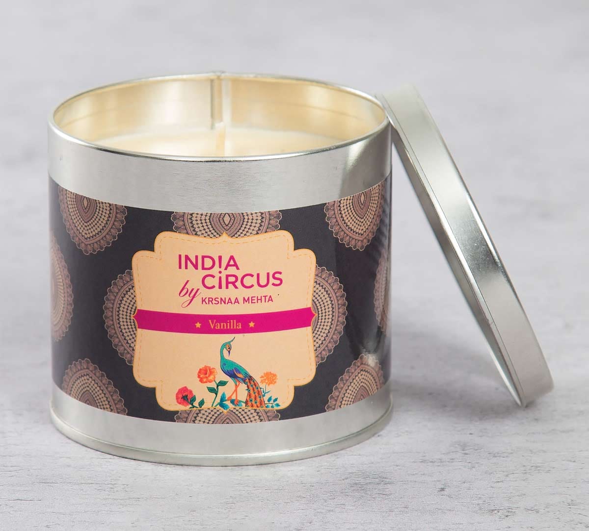 Vanilla Bean Scented Tin Candle