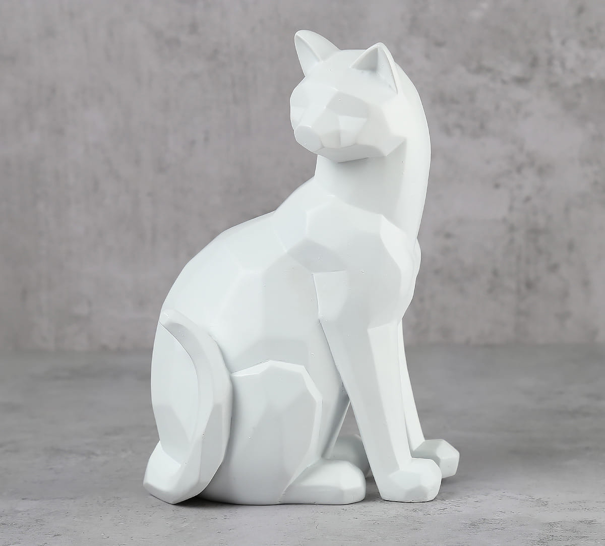 White Cat Figurine