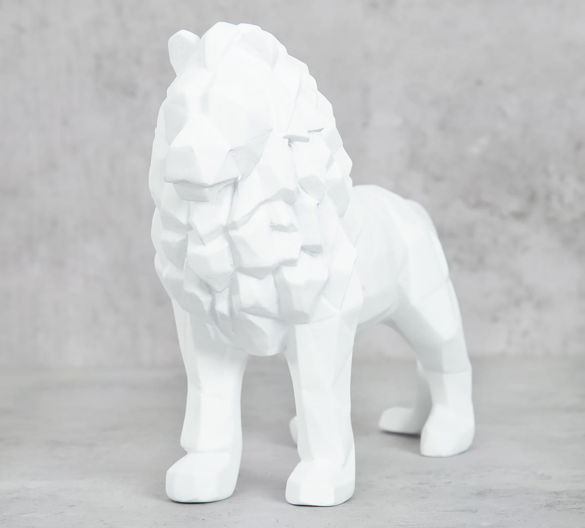 White King of Beasts Figurine
