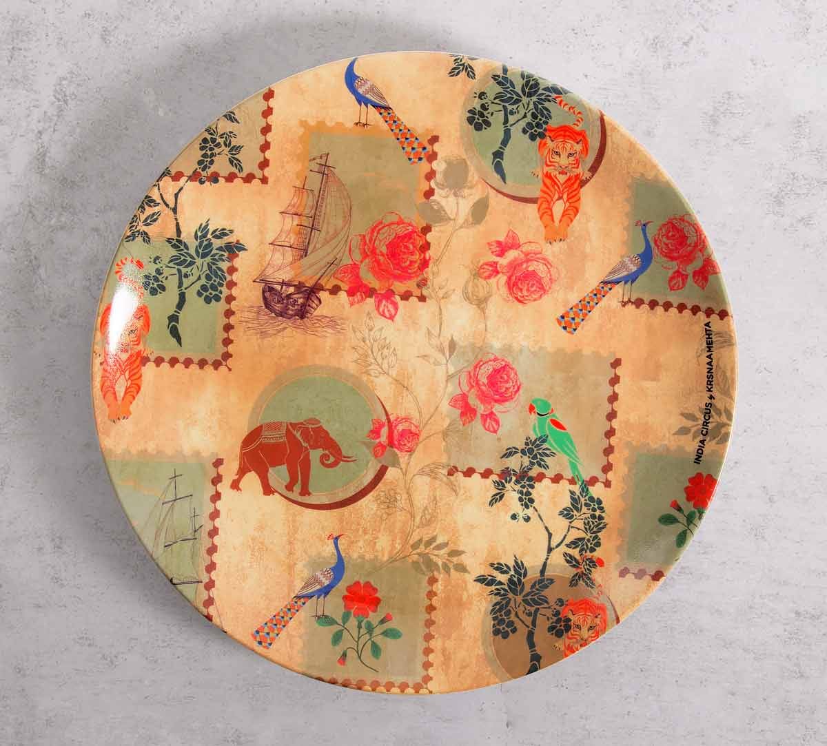 Wildlife Stamps 10" Decorative and Snacks Platter