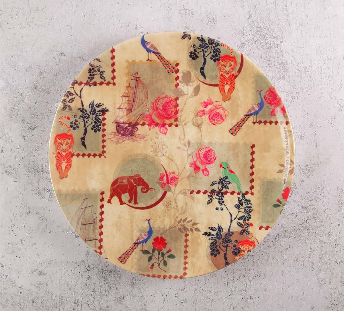 Wildlife Stamps 8" Decorative and Snacks Platter