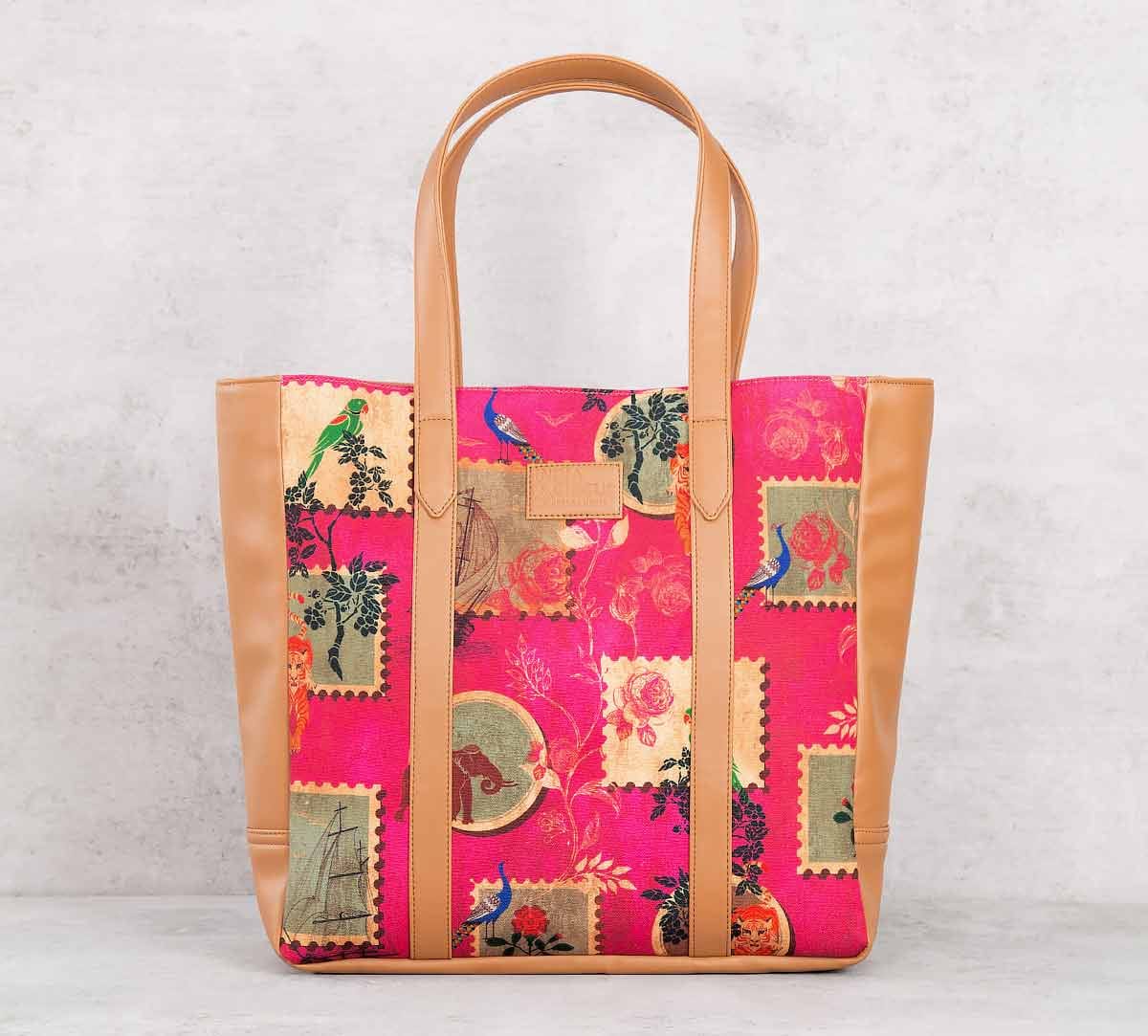 Wildlife Stamps Tote Bag