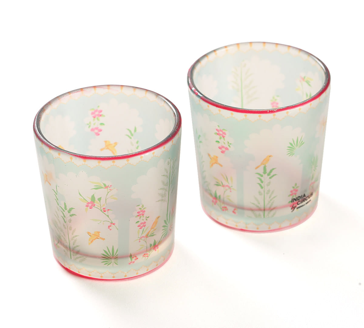 Windows of Wisdom Tea Light Holder Set of 2
