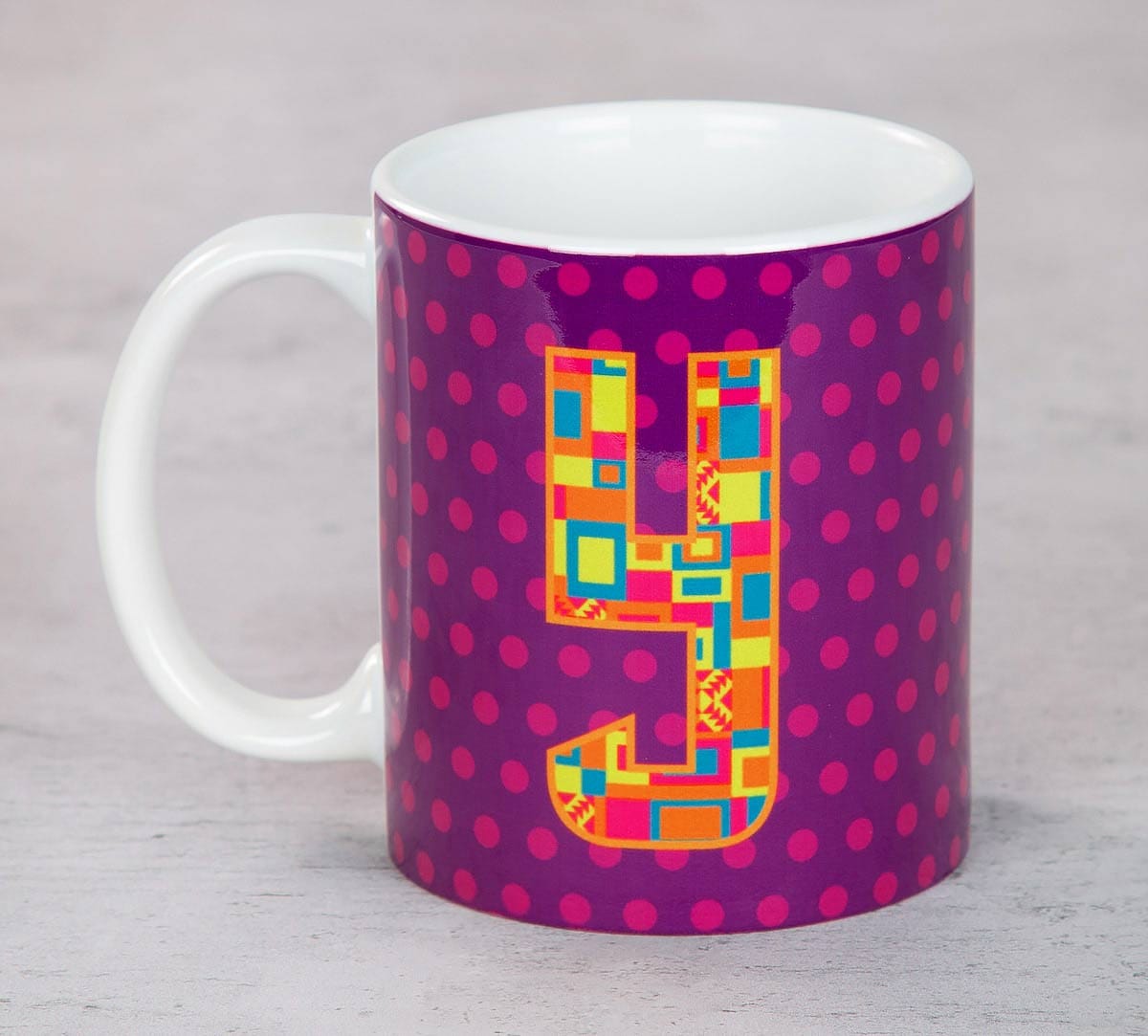 Youthful Alphabet Y Coffee Mug