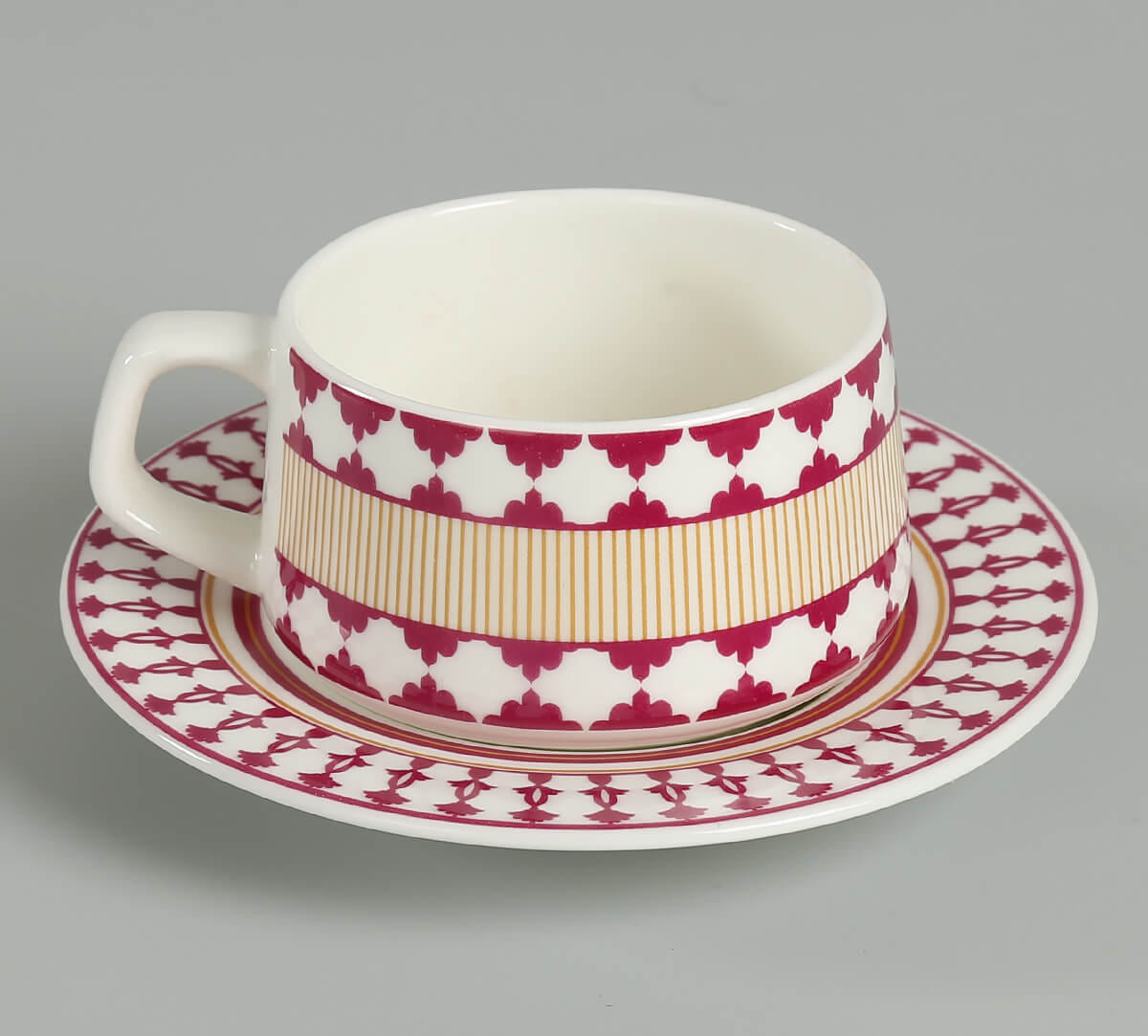 verdure mystery Cup and Saucer (Set of 6)