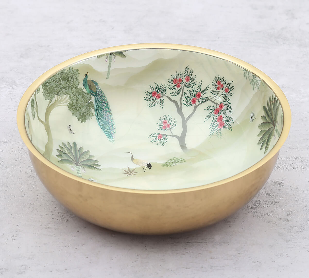 Bird Oasis Steel Bowl