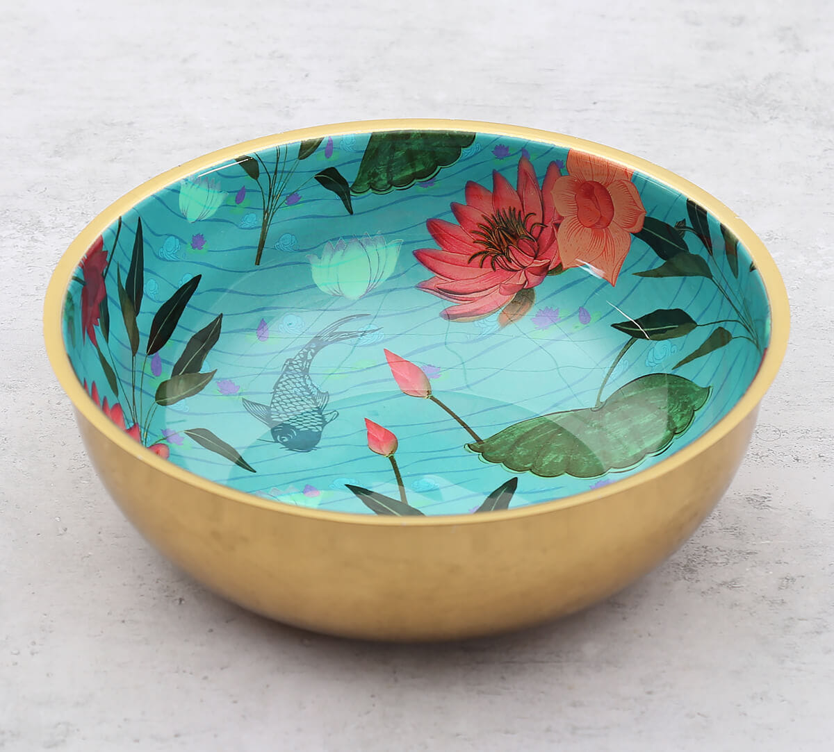 Blossomy Mosaic Steel Bowl
