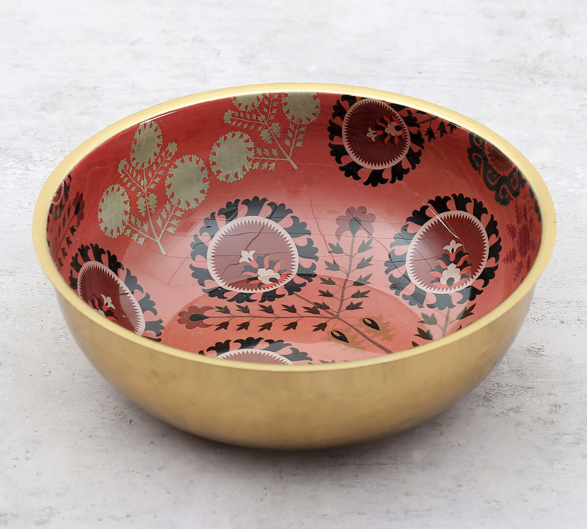 Raceme Rosettes Steel Bowl