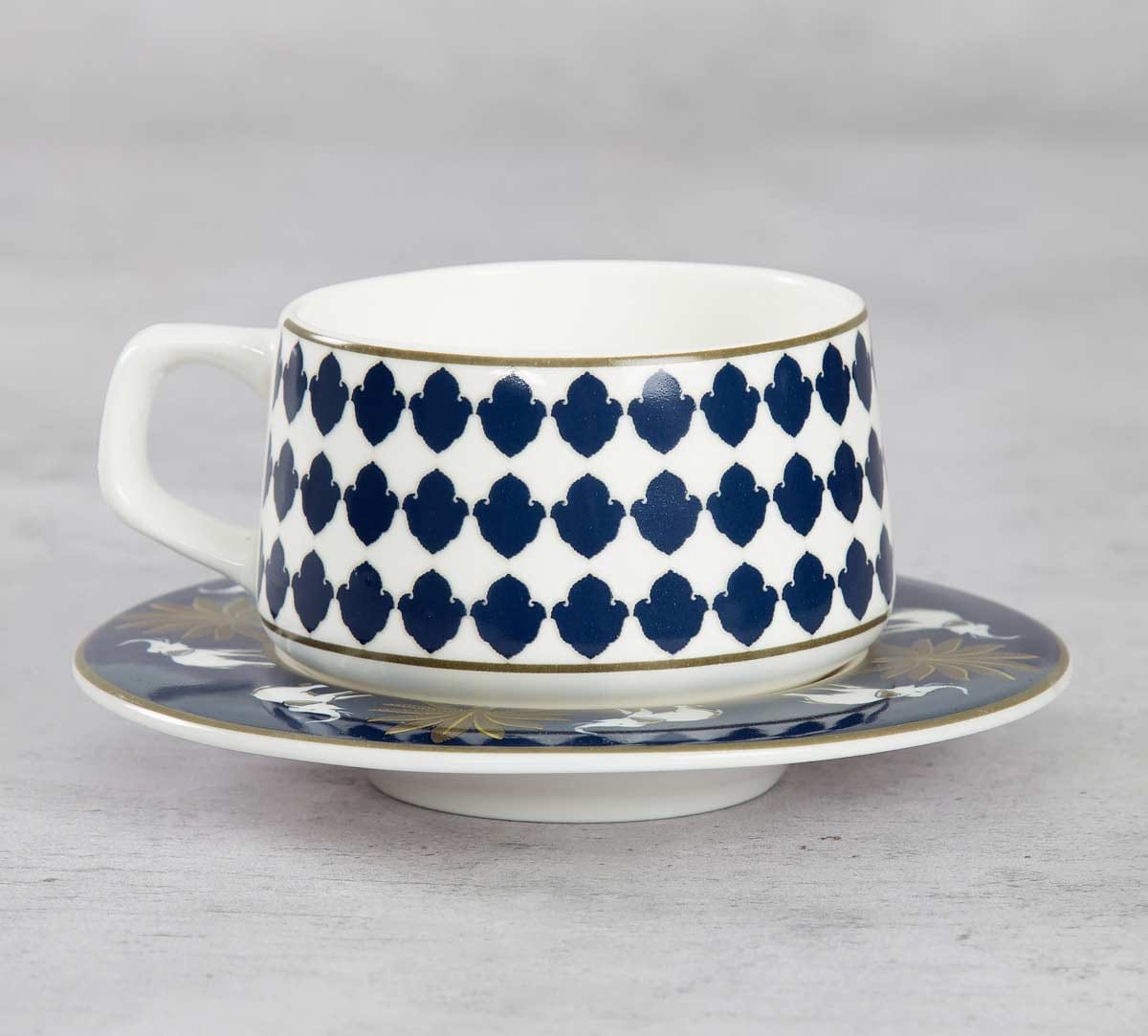 Ivory Parade Fantasy Cup and Saucer (Set of 6)