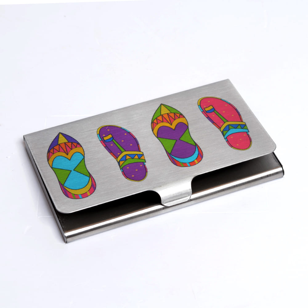 Funky Slippers Visiting Card Holder