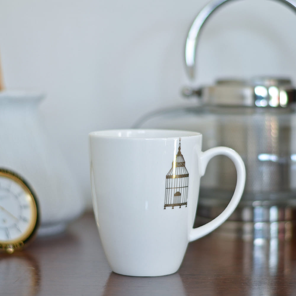 Porcelain Cage Mug
