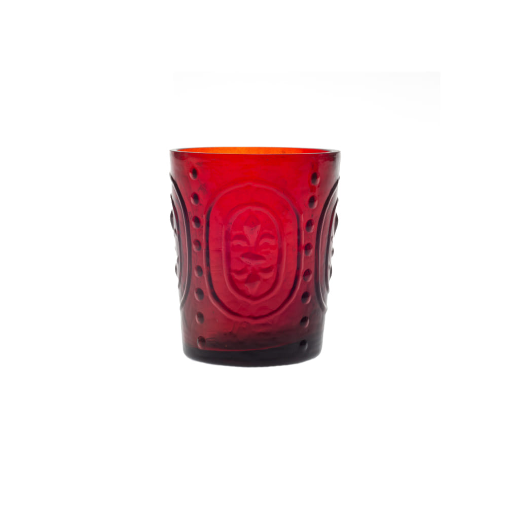 Flaming Ruby Candle Votive