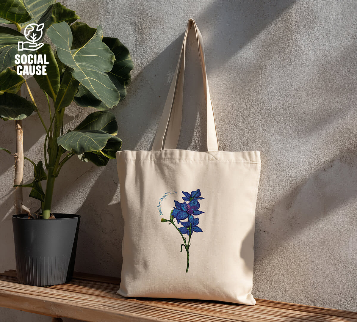 NGCPR Collection - Malabar Delphinium Jhola Bag