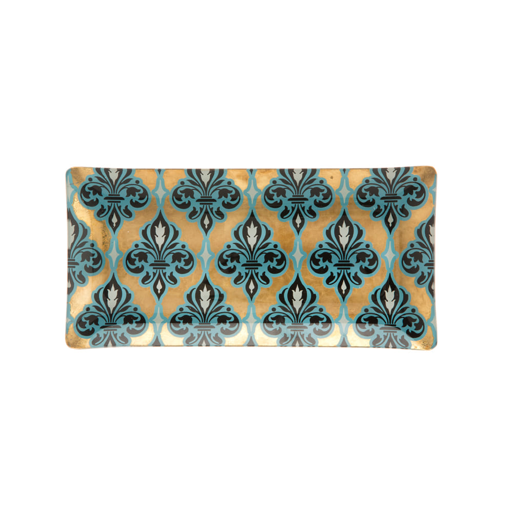 Bed Of Flowers Decorative Platter