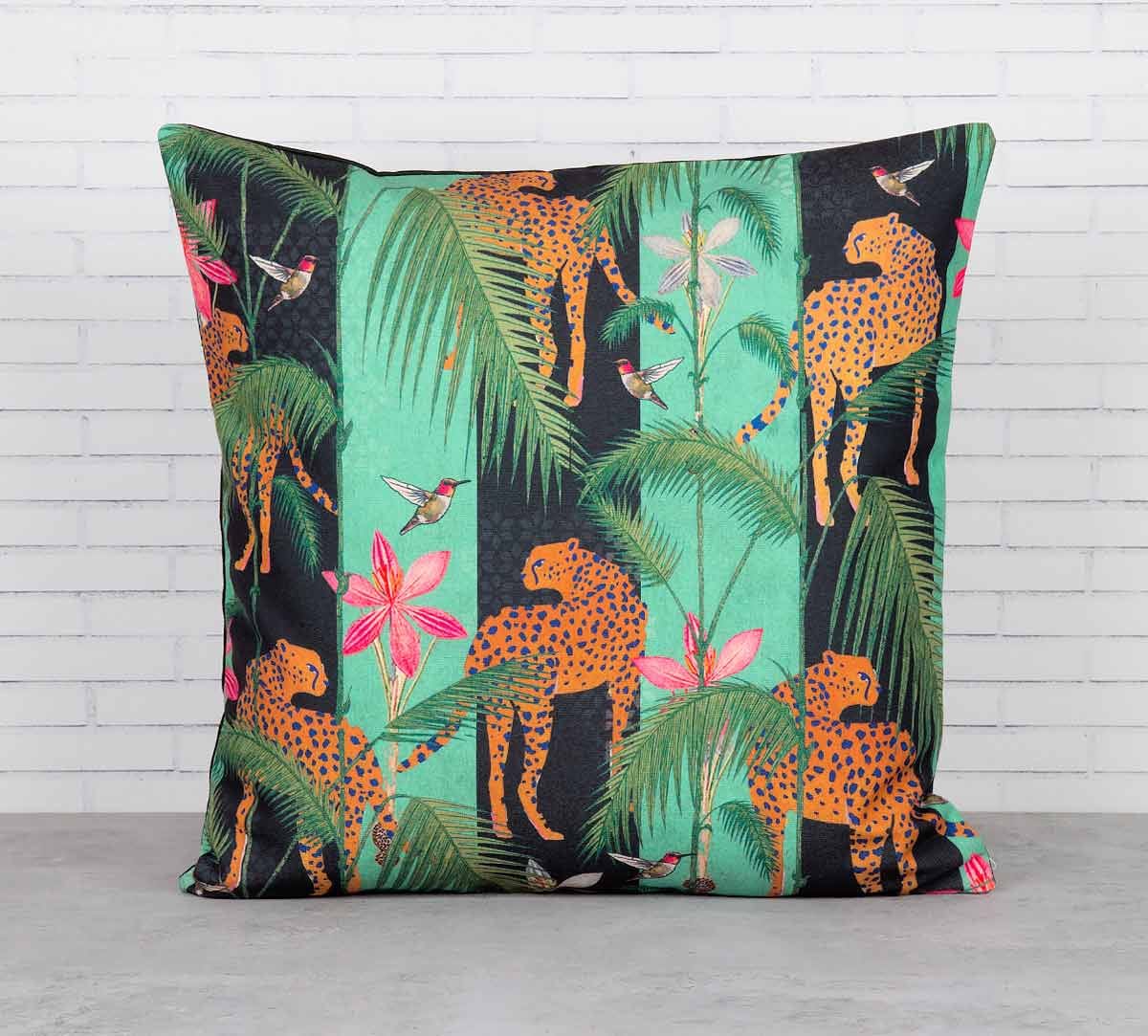 The Famished Cheetah Canvas Blend Cushion Cover