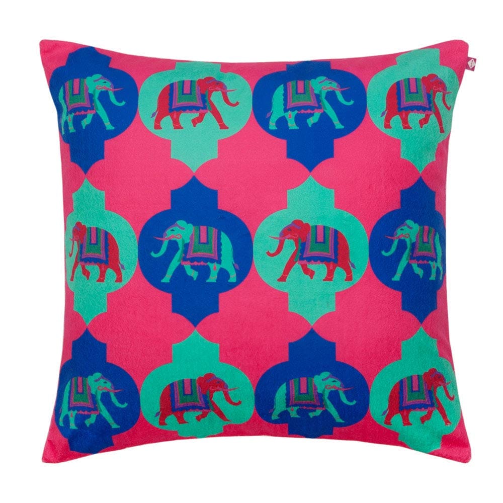 Tusker Treat Poly Velvet Cushion Cover