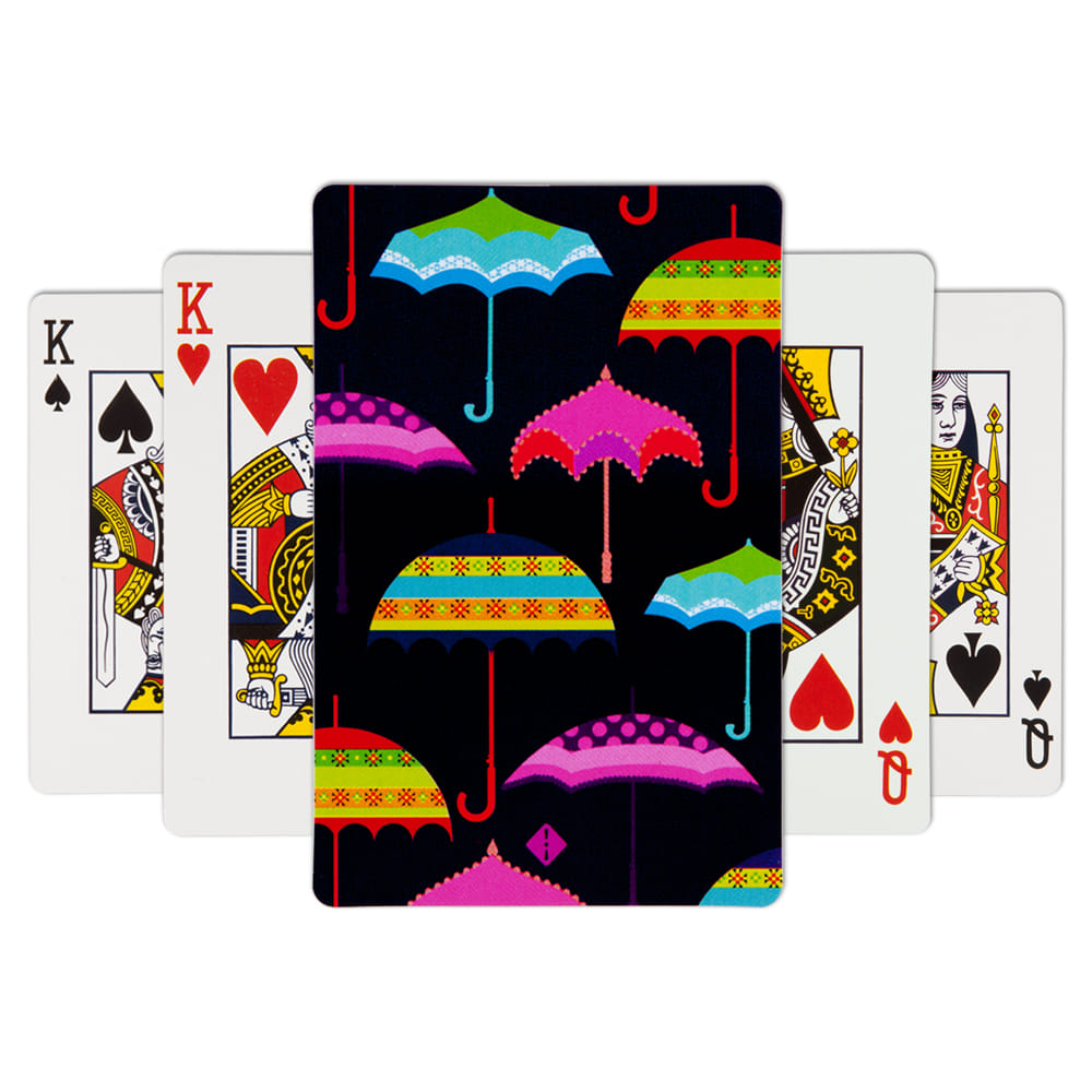 Umbrellas Playing Card - (Set of 2)