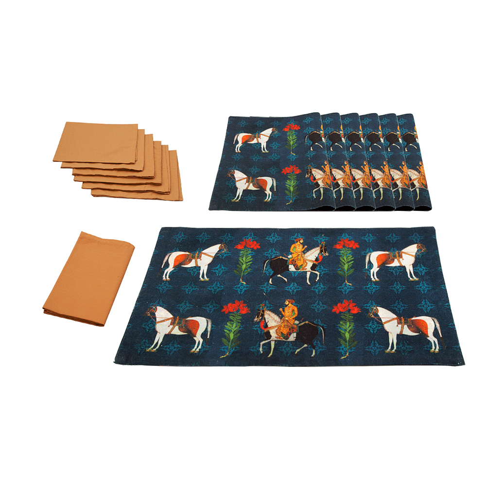 The Transcendant Stallion Table Mat & Napkin Set