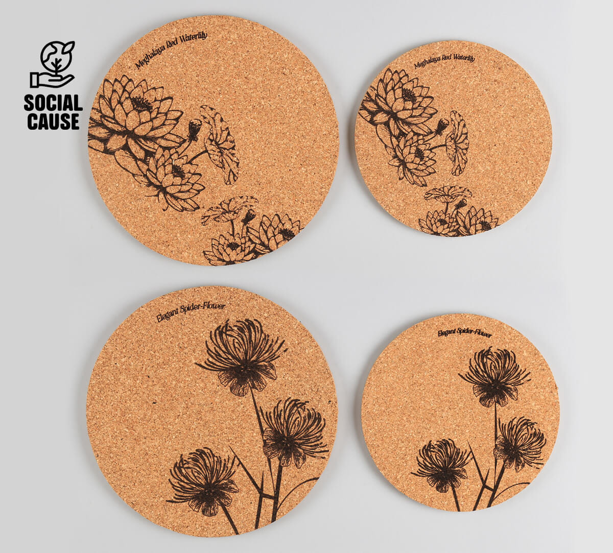 NGCPR Collection - Surreal Sophistication Trivets Set of 4