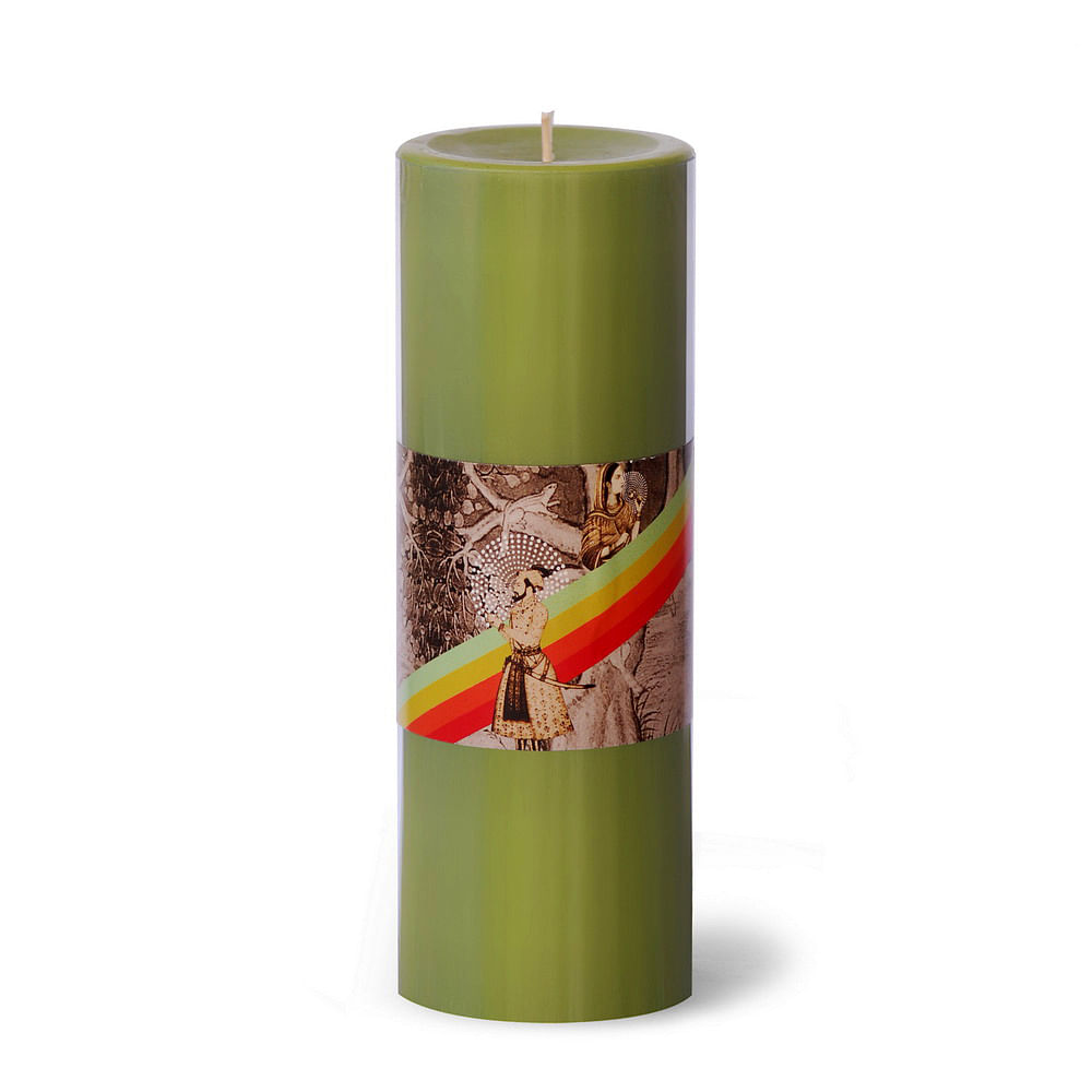 Romance Raja Pillar Candle - Wild Flower Scented