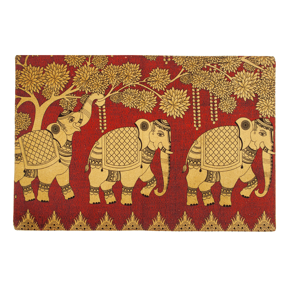 Elephant Grandiose Table Mat & Napkin Set