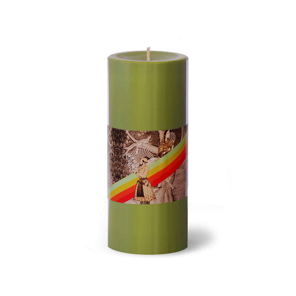Romance Raja Pillar Candle - Wild Flower Scented