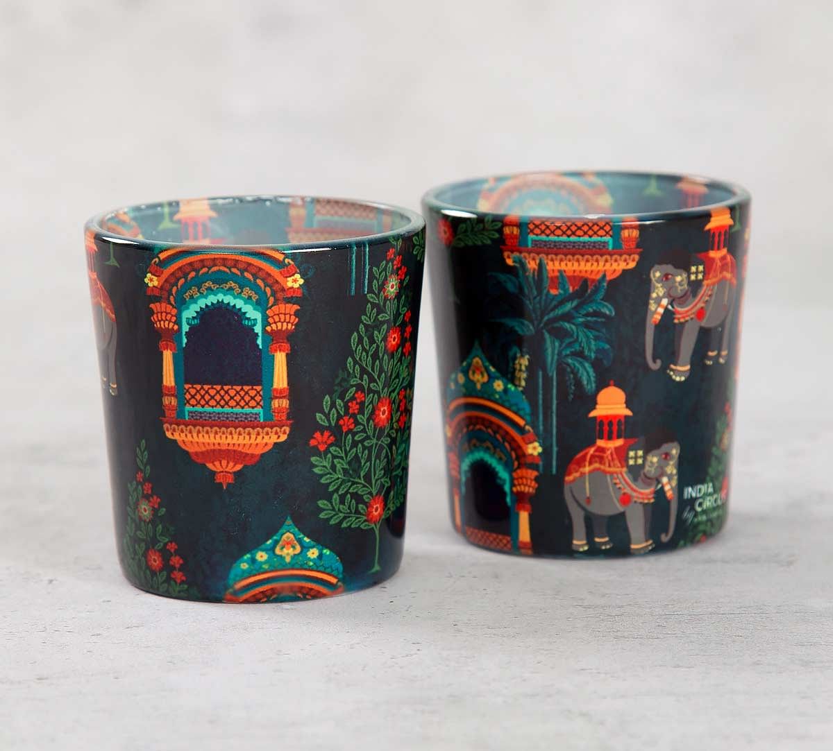 India Circus Sovereign Cavaliers Tea Light Holder Set of 2